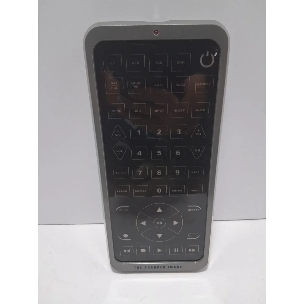 Sharper Image Smart Universal Jumbo Remote w/ Luminescent Touch Pad - 8 Devices